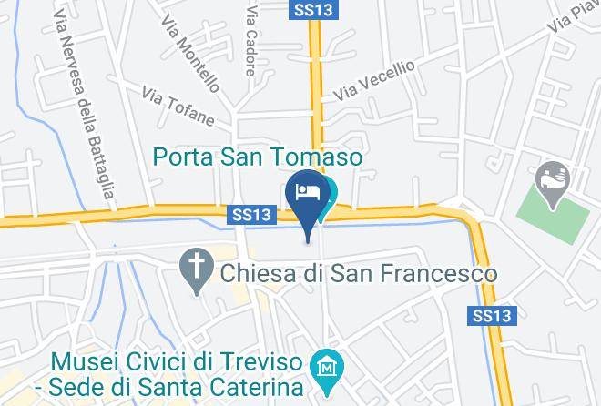 Treviso - Locanda San Tomaso Maps