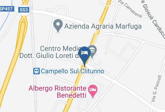 Perugia - Locanda Settecamini Maps