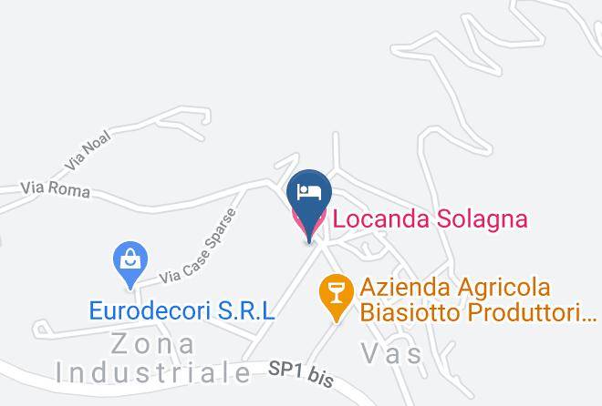 Belluno - Locanda Solagna Maps