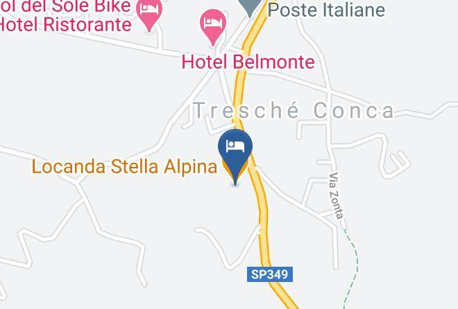 Vicenza - Locanda Stella Alpina Maps