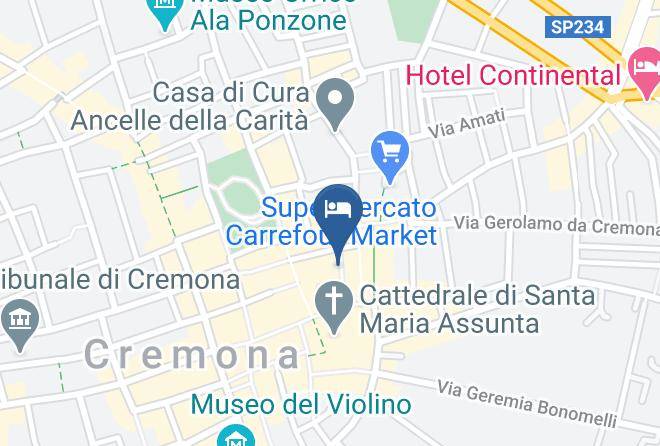 Cremona - Locanda Torriani Maps