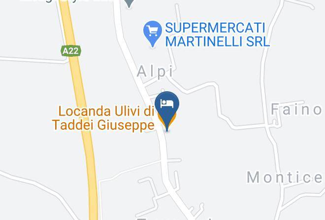 Verona - Locanda Ulivi Di Taddei Giuseppe Maps