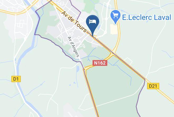 Mayenne - Location Chambre Sur Laval Maps