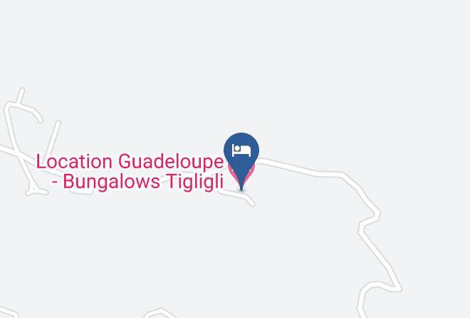 Bouillante - Location Guadeloupe Bungalows Tigligli Maps