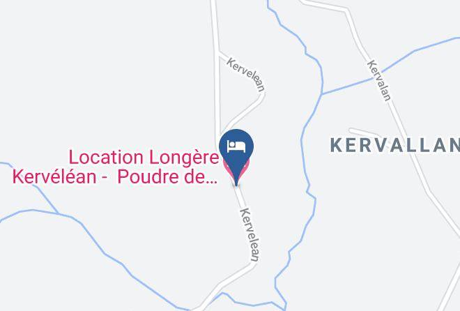 Morbihan - Location Longere Kervelean Poudre De Fees Maps