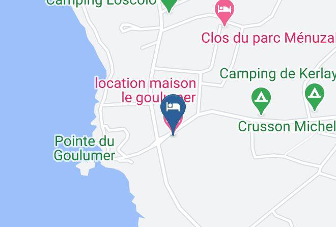 Morbihan - Location Maison Le Goulumer Maps