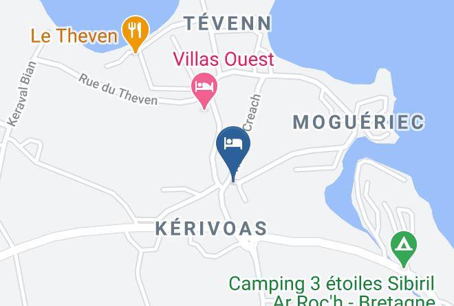 Finistere - Location Mogueriec Mh Le Jeune Maps