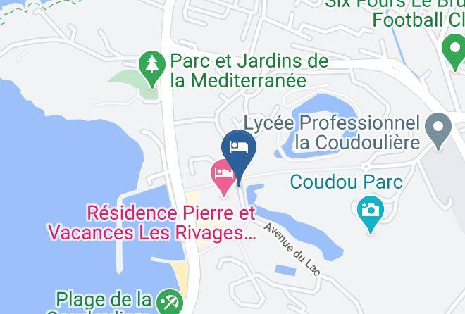 Var - Location Saisonniere A Six Fours Les Plages Maps