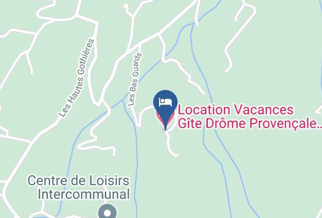 Drome - Location Vacances Gite Drome Provencale La Drugere Maps