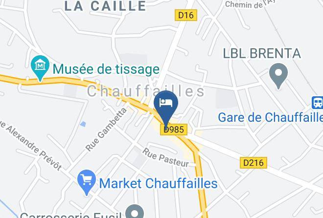 Saone Et Loire - Locations Chauffailles Maps