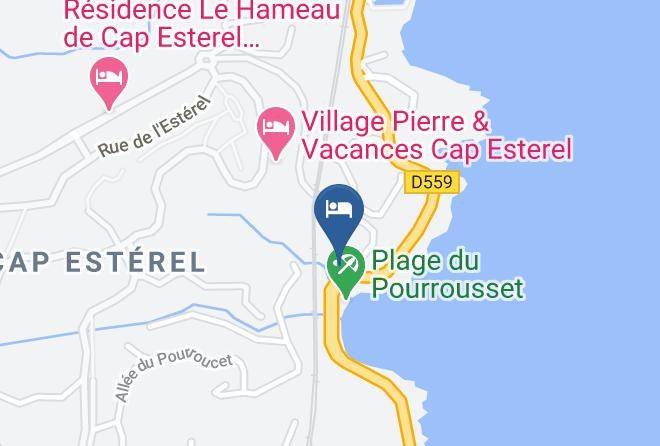 Var - Locations Maeva Particuliers Cap Esterel Maps