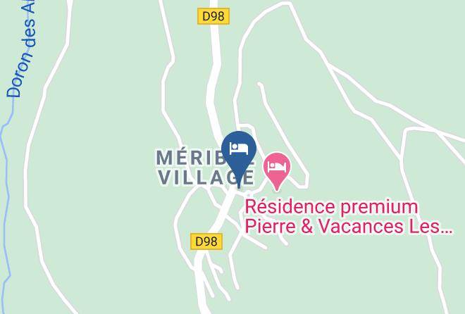 Savoie - Locations Maeva Particuliers Les Fermes De Meribel Maps