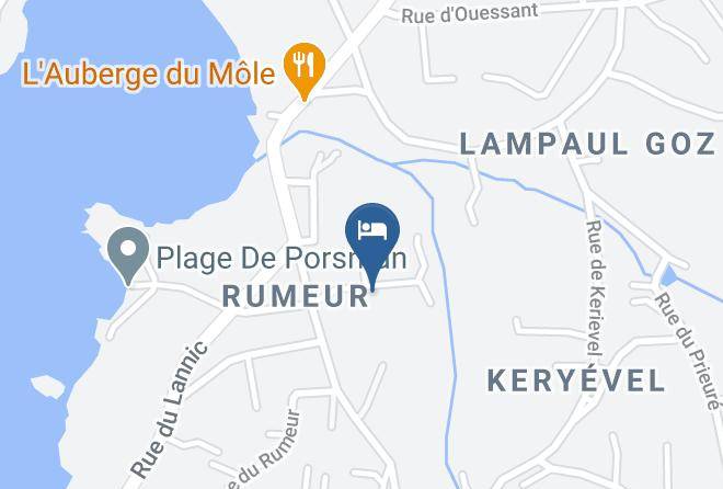Finistere - Locations Porspaul Trezien Mez Guen Maps
