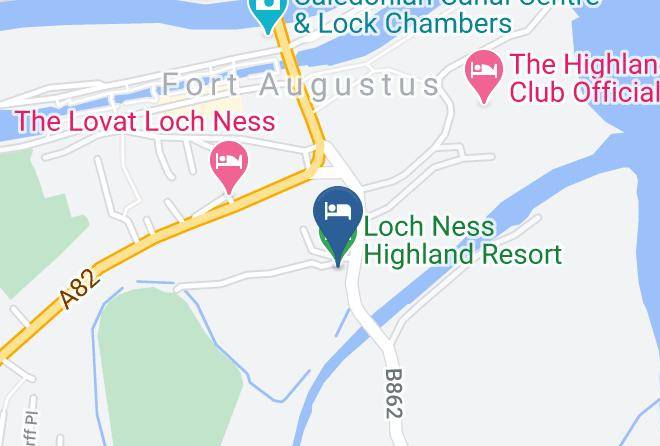 Loch Ness Highland Resort Map