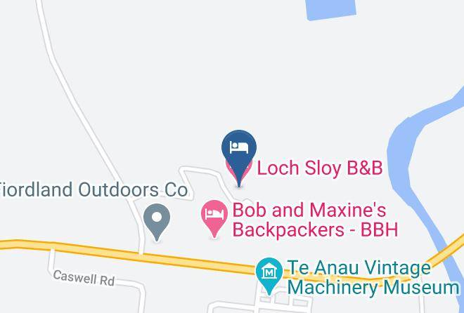 Te Anau - Loch Sloy B&b Maps