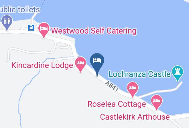 North Ayrshire - Lochranza Hotel Country Inn Maps