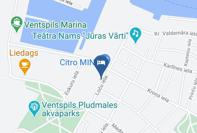 Ventspils - Loci Viesu Nams Maps