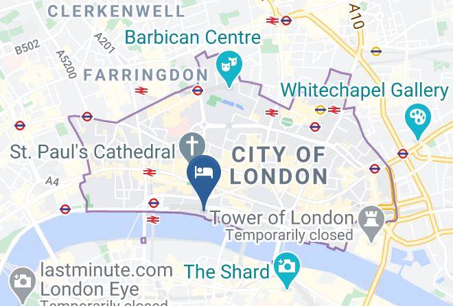 London - Locke At Broken Wharf Millennium Bridge Maps