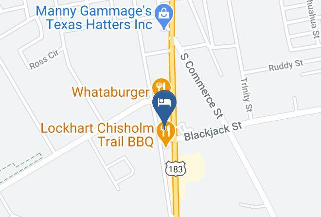 Caldwell - Lockhart Inn Maps