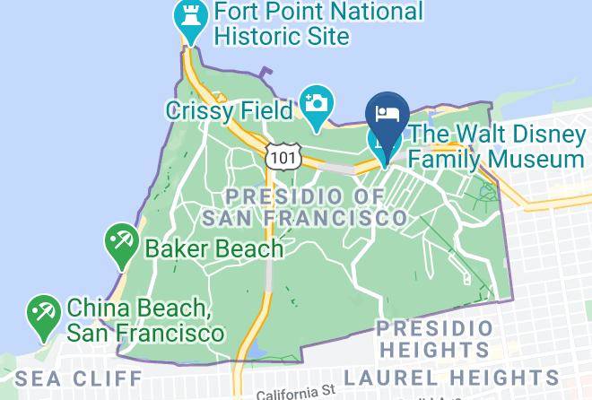 San Francisco - Lodge At The Presidio Maps