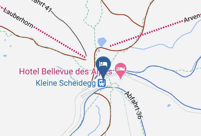 Lodge Bergrestaurant Kleine Scheidegg Map