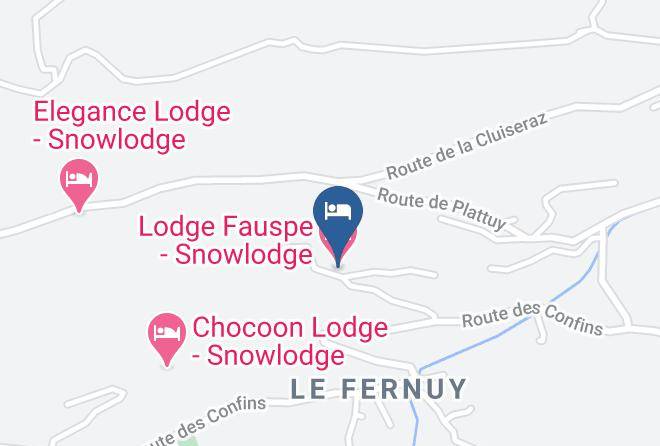 Haute Savoie - Lodge Fauspe Snowlodge Maps