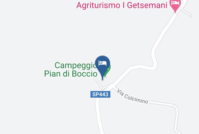 Perugia - Lodge Holidays Pian Di Boccio Maps