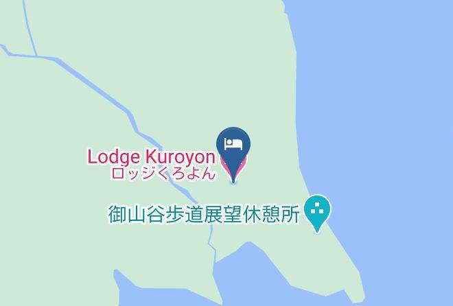 Lodge Kuroyon Map - Toyama Pref - Tateyama Townnakaniikawa District