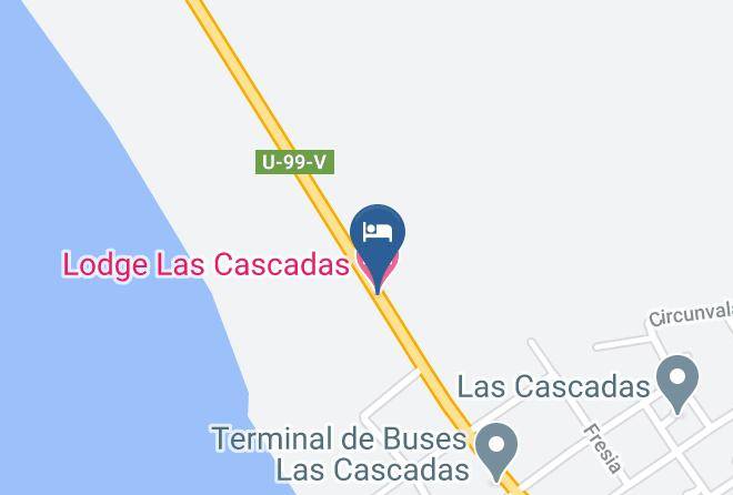 Osorno Province - Lodge Las Cascadas Maps