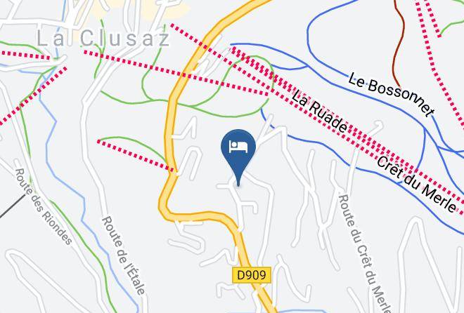 Haute Savoie - Lodge Les Fougeres Snow Lodge Maps
