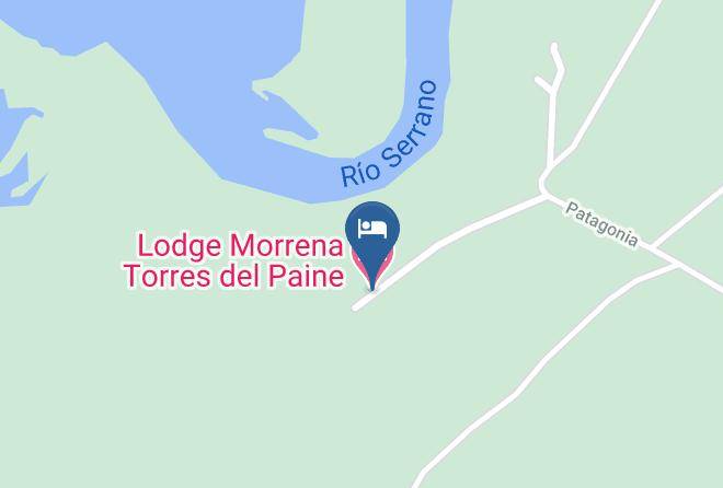 Ultima Esperanza Province - Lodge Morrena Torres Del Paine Maps