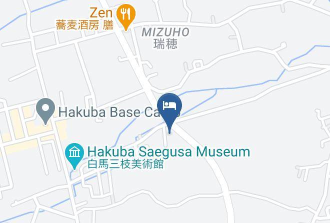 Hakuba Vil Kitaazumi District - Lodge Nostalgia Maps