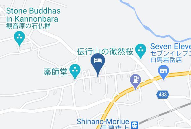 Hakuba Vil Kitaazumi District - Lodge Tsurara Maps