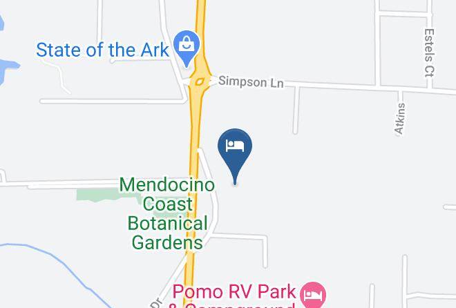 Mendocino - Lodging & Llamas Maps
