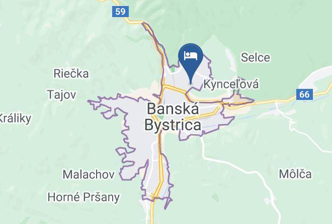 Banska Bystrica - Lodging Rudlovka Maps