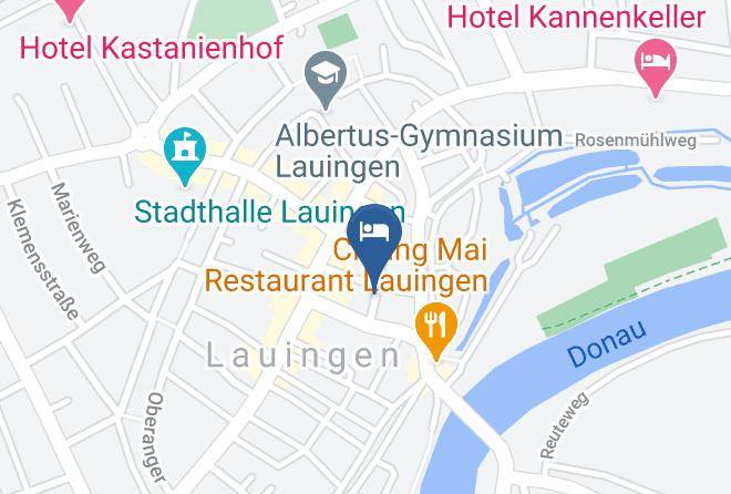 Dillingen - Lodner Hotel Drei Mohren Lauingen E K Maps
