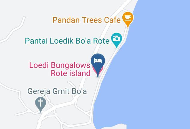 Rote Ndao Regency - Loedi Bungalows Rote Island Maps