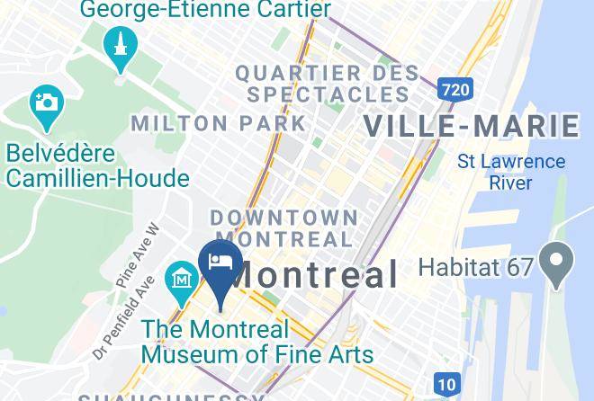 Montreal - Vogue Hotel Montreal Downtown Maps