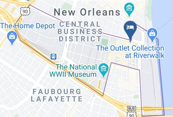 Orleans Par - Loews New Orleans Hotel Maps