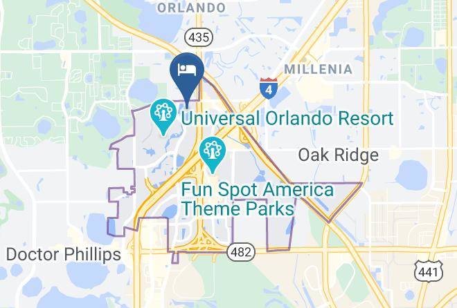 Orange - Loews Portofino Bay Hotel At Universal Orlando Maps