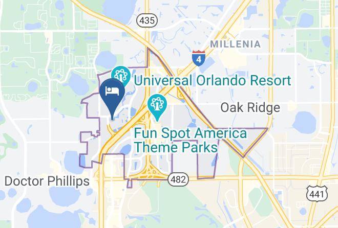 Orange - Loews Sapphire Falls Resort At Universal Orlando Maps