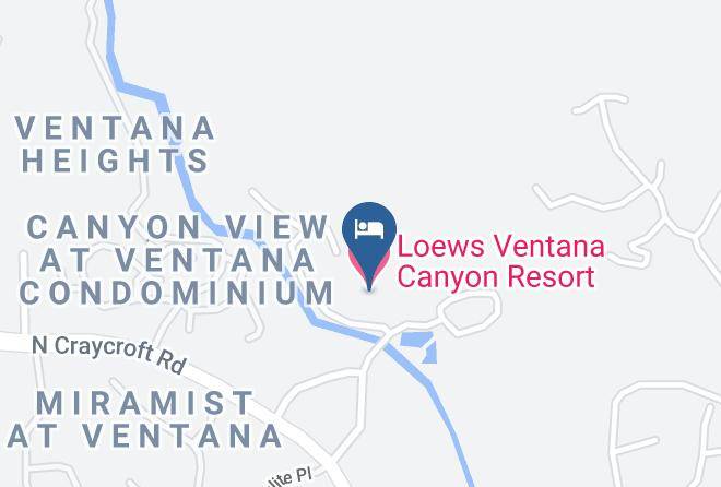 Pima - Loews Ventana Canyon Resort Maps