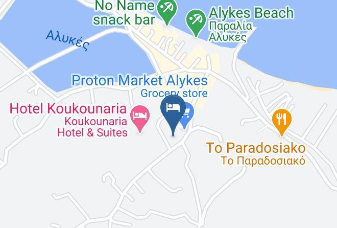 Zakinthos - Lofos Studios Maps
