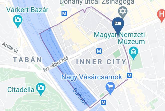 Budapest 5 Kerulet - Loft Astoria Maps