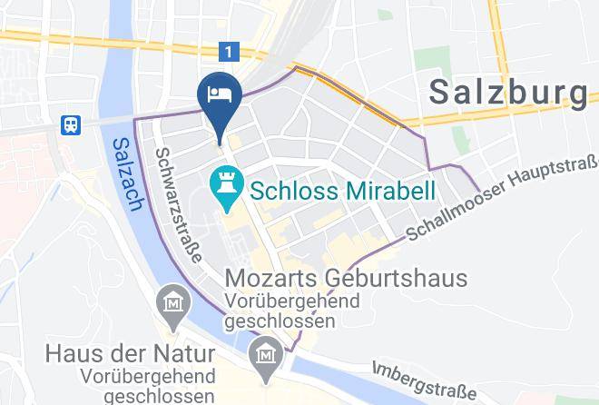 Loft Collection Salzburg Mirabell Map