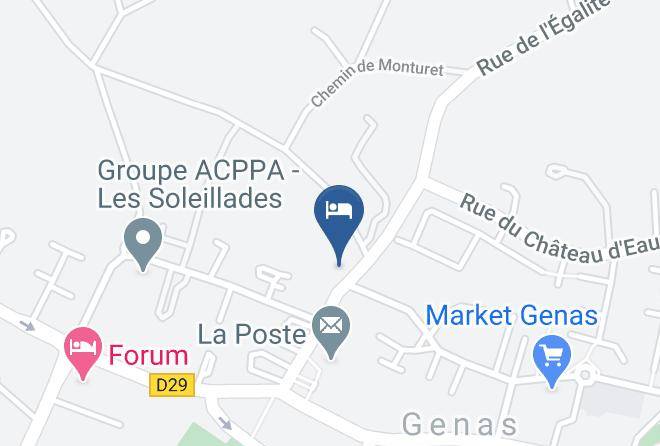 Rhone - Le Loft De Genas Maps