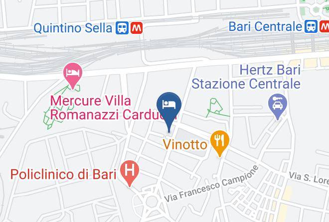 Bari - Loft11 Bari Policlinico Maps