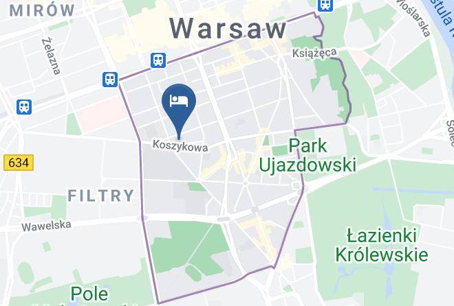Warsaw - Lofthotel Sen Pszczoly Maps