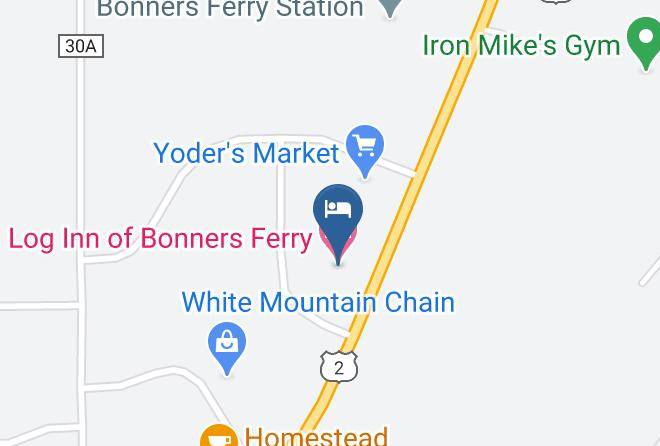 Boundary - Log Inn Of Bonners Ferry Maps