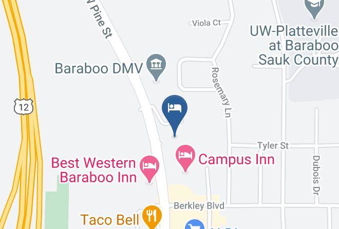 Sauk - Log Lodge Motel & Cabins Maps
